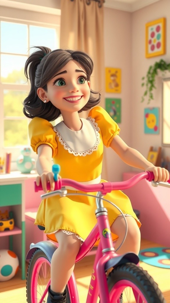 Petualangan Jihan dengan Sepeda Pink Ceria