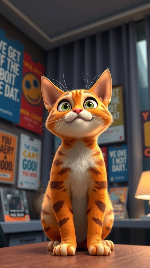 Kucing Motivator: Humor yang Tak Terduga!