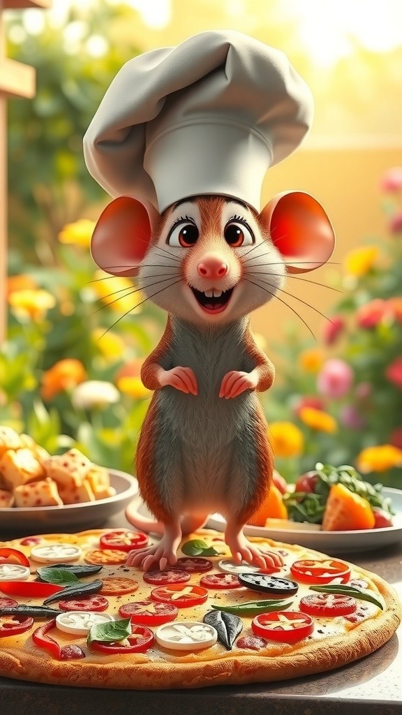 Pizza Unik dari Tikus!