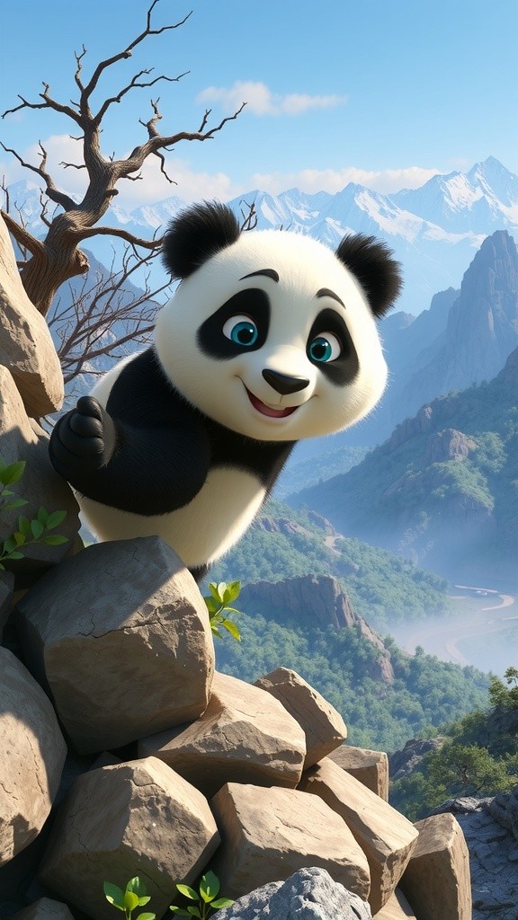 Petualangan Panda di Gunung