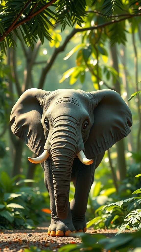 हाथी और बंदर की कहानी