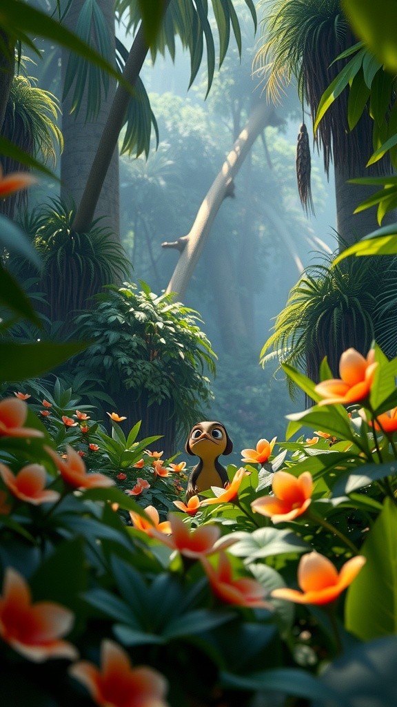 Kancil, Singa, Anjing, dan Monyet: Petualangan di Hutan