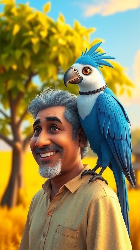 कबूतर की दया और किसान की मित्रता