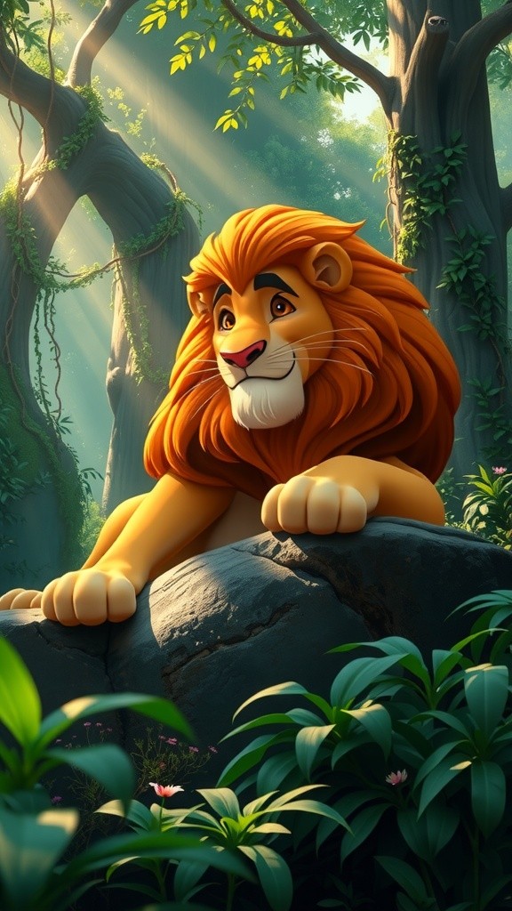 शेर और हाथी की दोस्ती