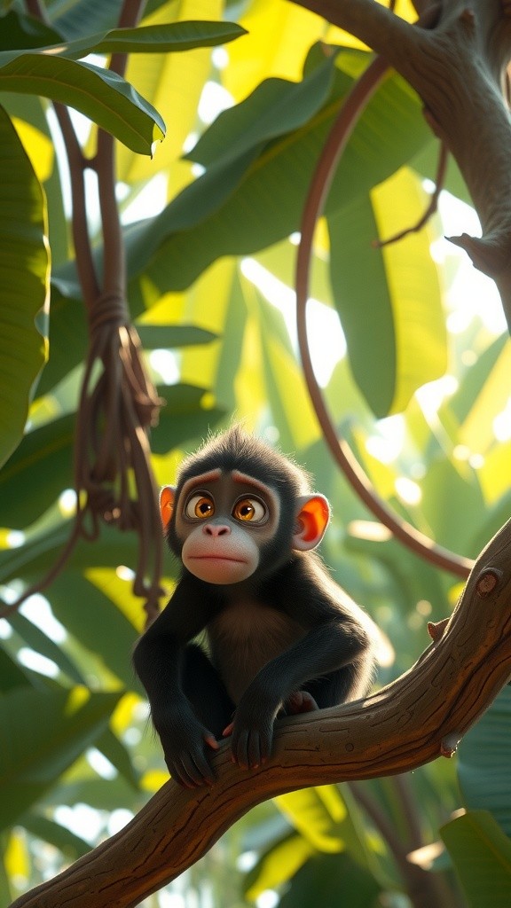 फनी मंकी ब्लॉक बनाएँ