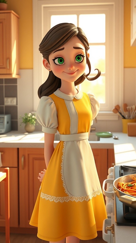 Anak Ceroboh Bikin Mie Goreng untuk Ibu