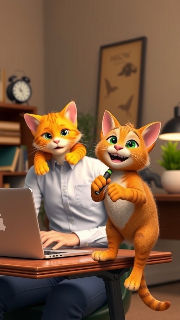 Kucing Pintar: Hacking atau Istirahat?