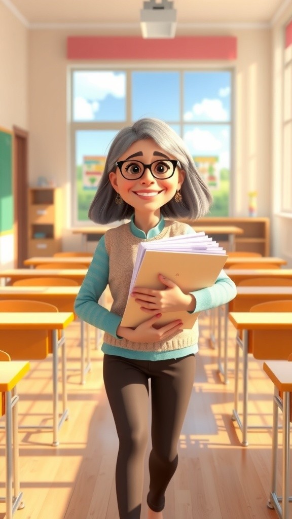 Ms. Das Checks Her Class: A Line of Unique Students