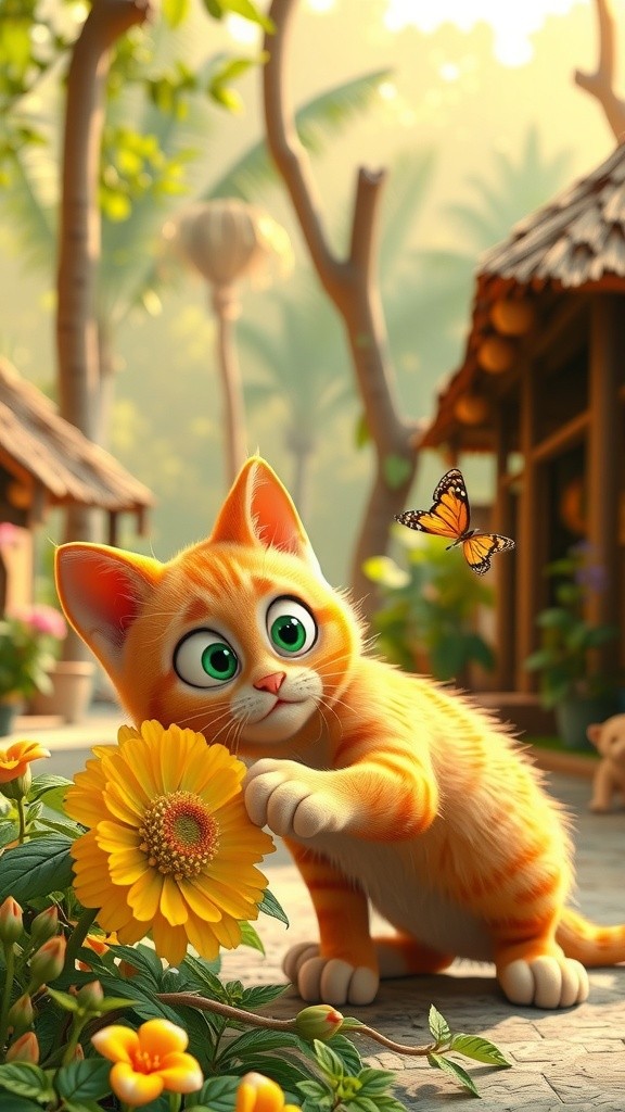 चिन्नी बिल्ली की मदद की कहानी