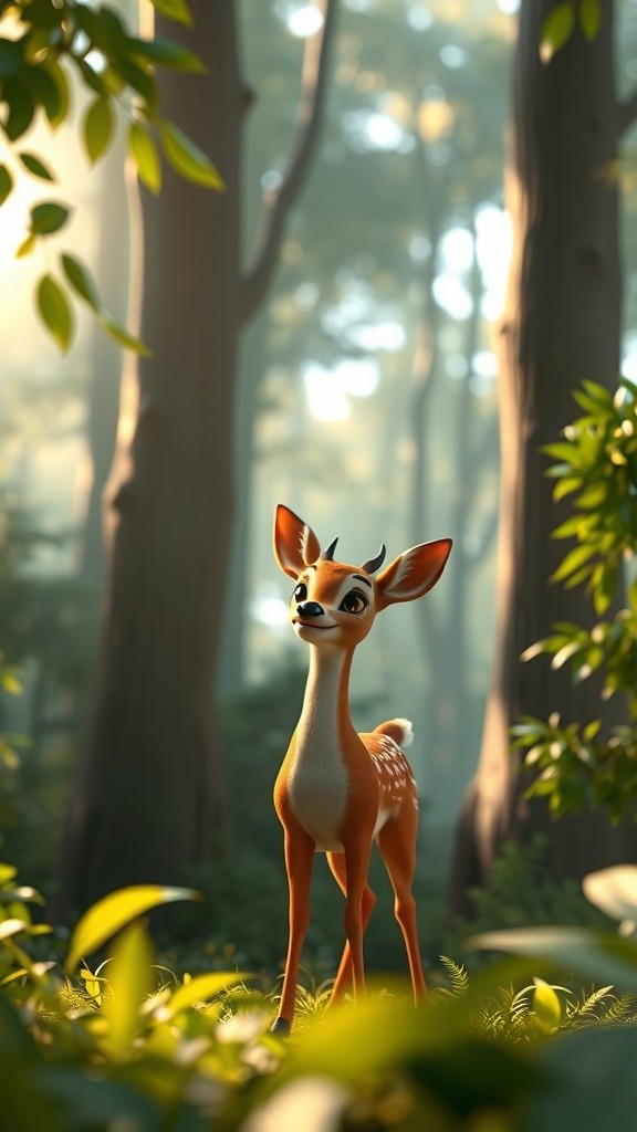 हिरन और शेर की मित्रता