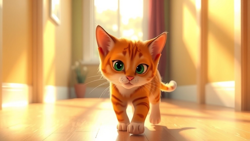 اكتشفوا القطة اللطيفة