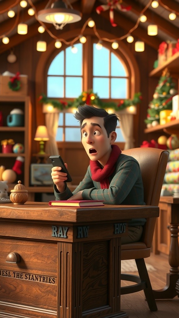 Santa's Nice List Message for Billy