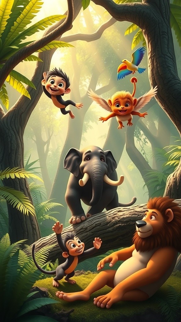 जंगल की पहली मस्ती पार्टी