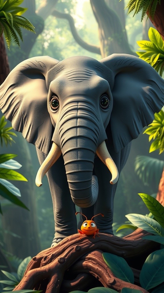 चींटी और हाथी: घमंड का जवाब