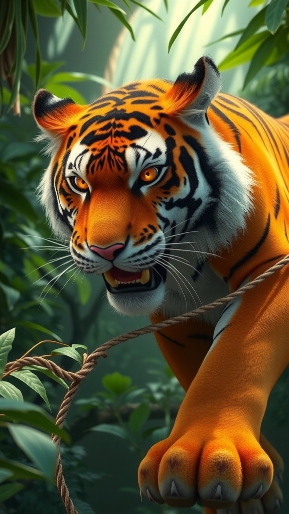 The Mighty Rescue: A Tiger and a Mouse