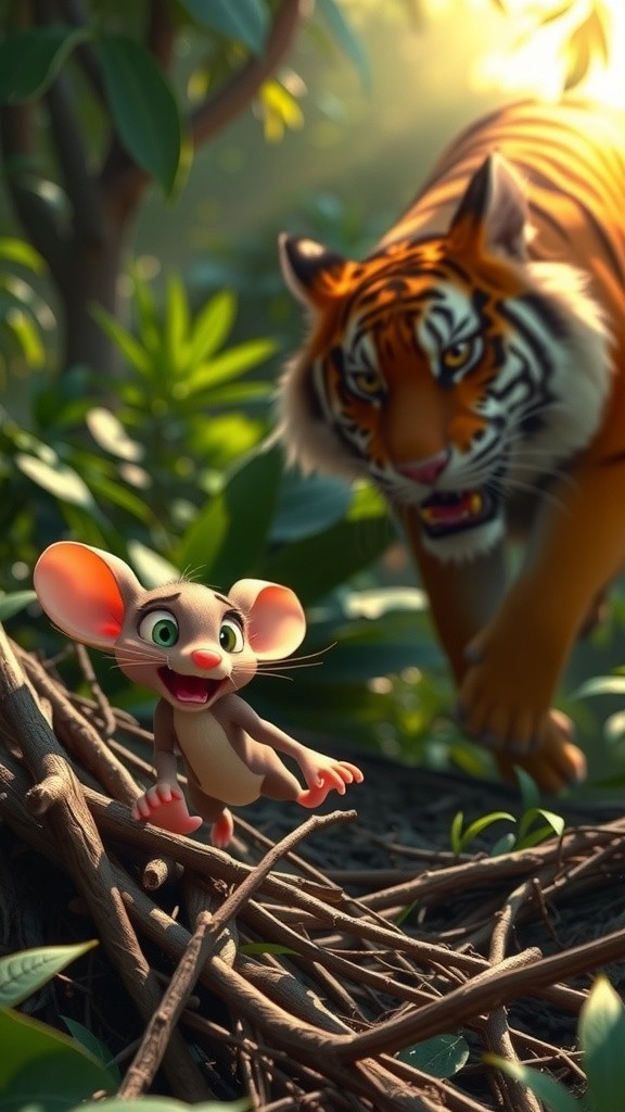 The Lion and the Mouse: A Tale of Unexpected Friendship