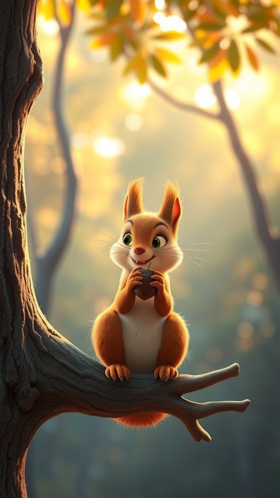 नन्ही गिलहरी और जादुई अखरोट