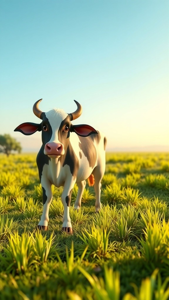 गाय और बिल्ली की मजेदार चीख़ वाली कहानी