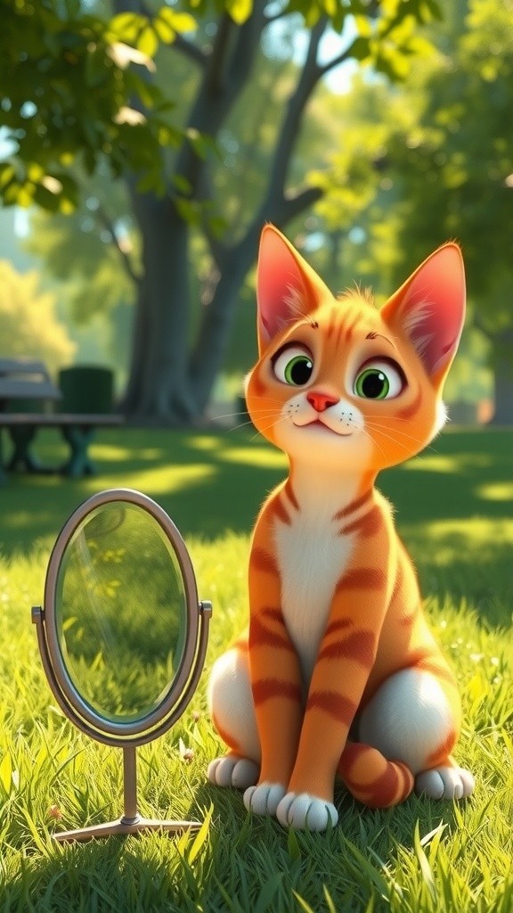 A Cat Believing He's a Dog