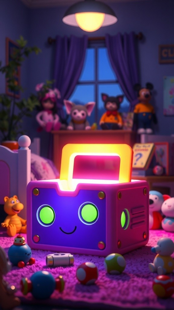 Midnight Adventure with Mia and Toys!