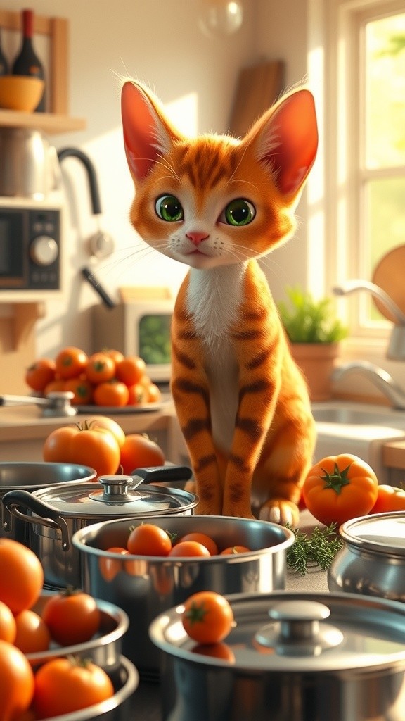 Kucing Chef: Memasak dengan Lucu