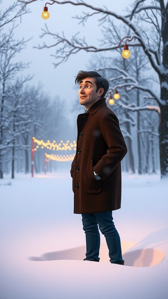 A Magical Encounter: Santa Claus and the Brave Kid