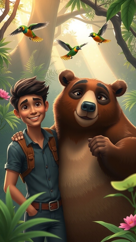 भालू गोलू और खोया चेतन