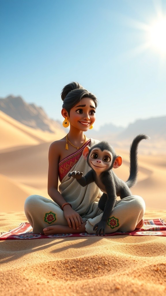 Bandar Aur Dadi Ka Barf Se Ghar Banana