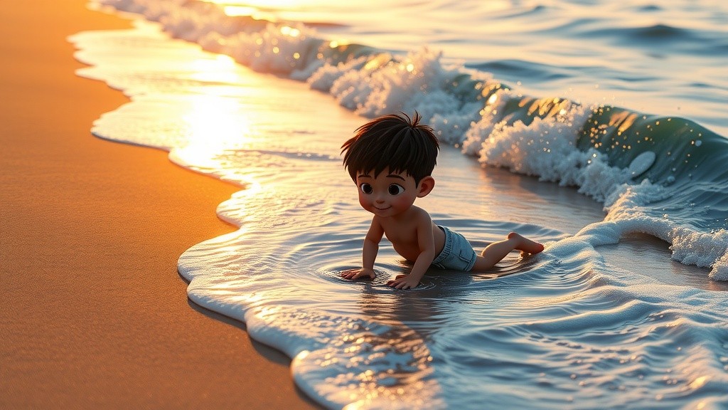 Bacchi aur Dolphin ki Dosti ka Gaana