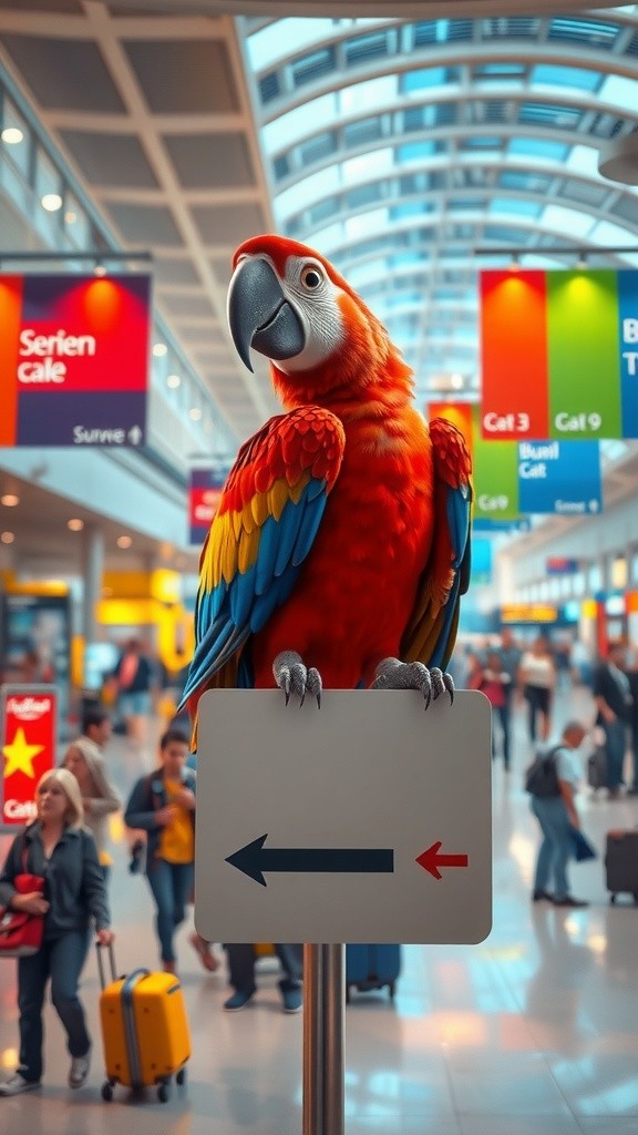 Parrot's Airport Adventure