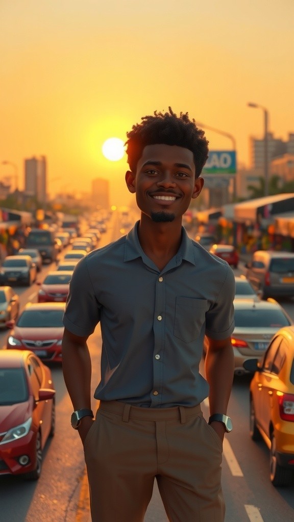 A Day in the Life: A Young Boy Selling Food on Lagos Highways