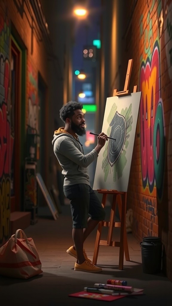 موهبة الرسم وذكريات مؤلمة