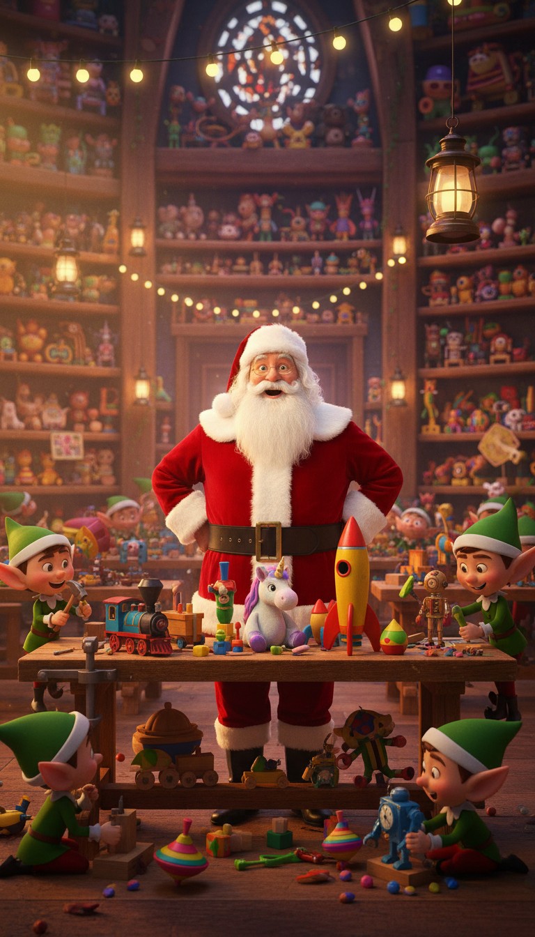 सांता का हाल चाल पूछना