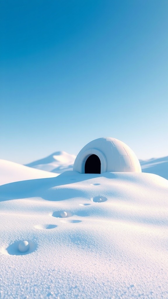 दादी का बर्फ़ का घर