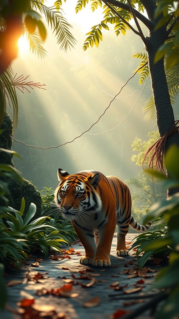 Graceful Giants: The Tiger in its Natural Habitat