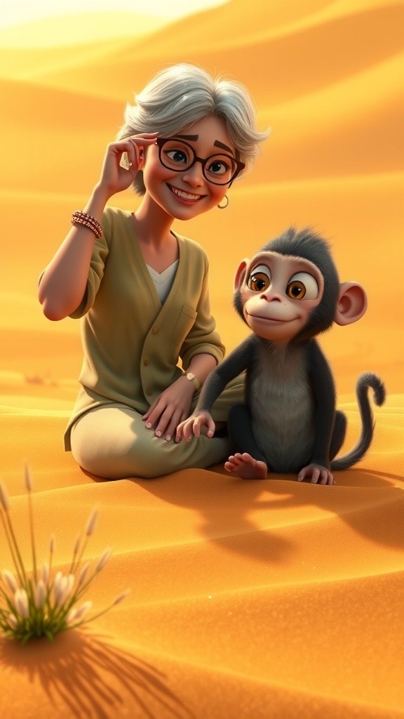 दादी और मोनू का बर्फ का घर