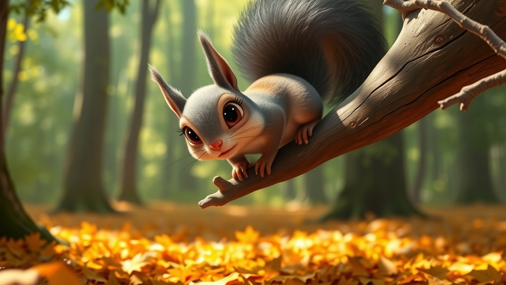 The Tale of Acorn: A Squirrel's Journey