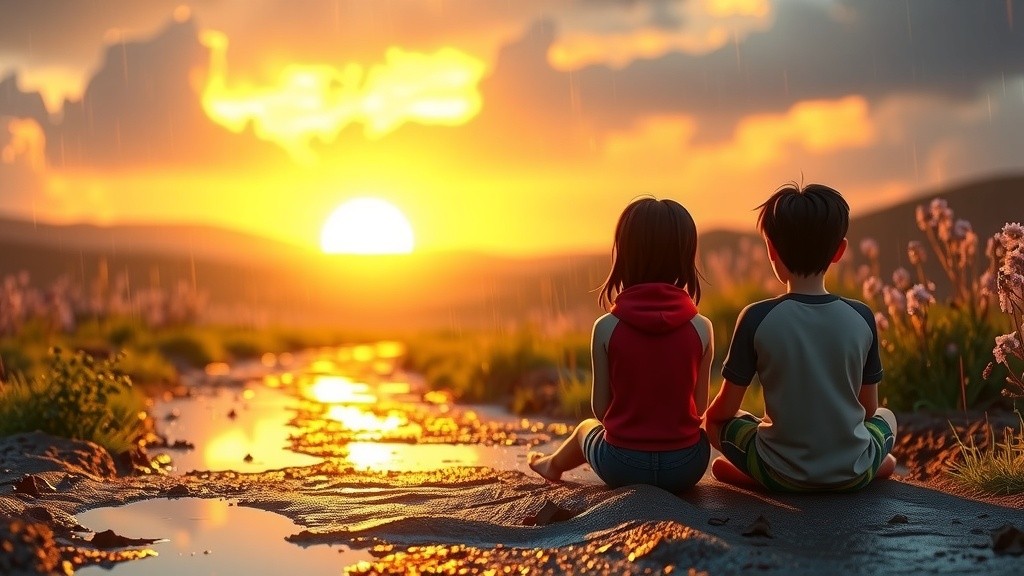 ثلاثة على حافة الطريق