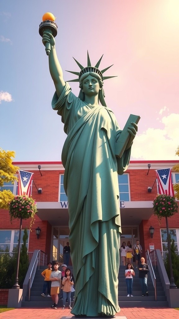 Liberty's Bright Welcome