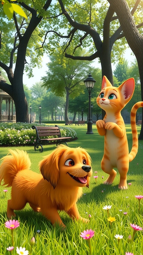 The Tale of Dog and Cat's Rivalry