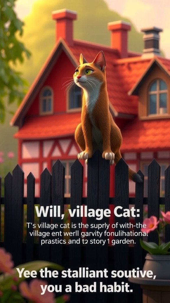 गाँव की बिल्ली और उसकी चोरी की कहानी