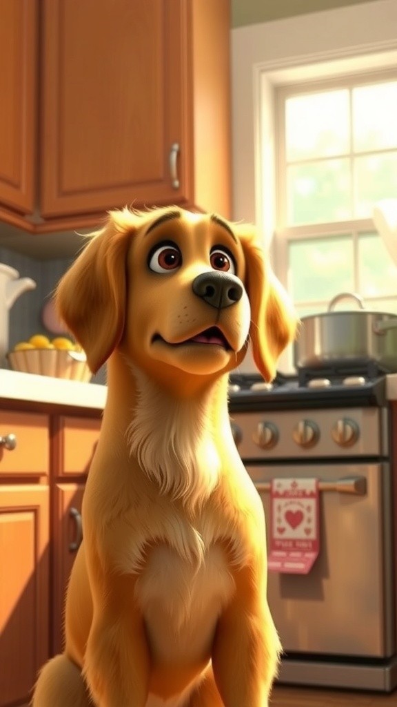 A Golden Retriever's Quest to Make Red Sauce Pasta!