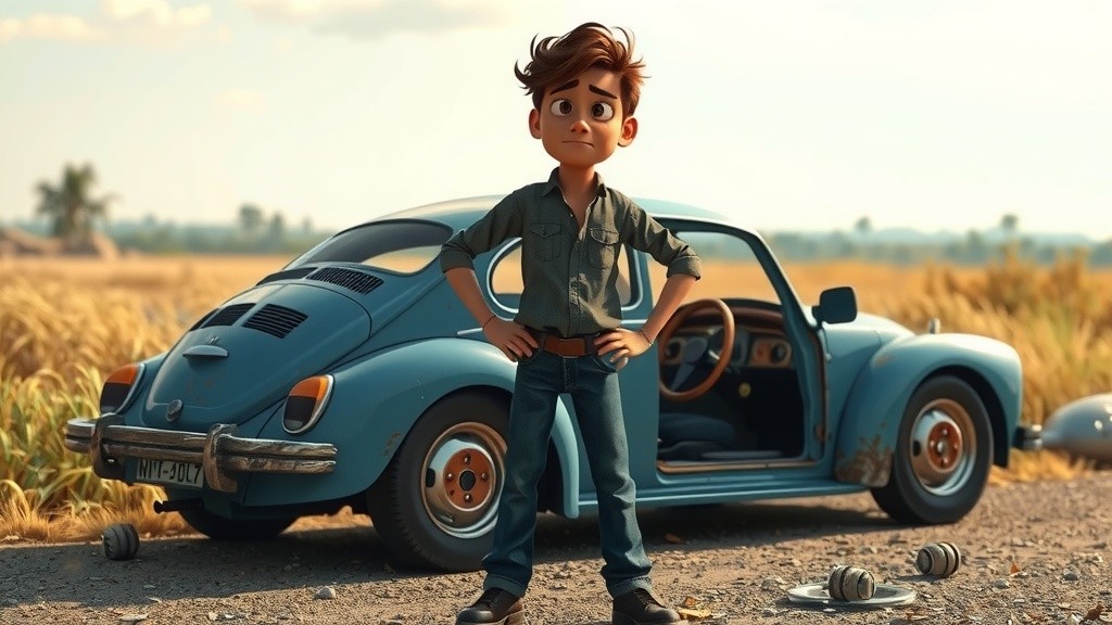 سعد کی محنت: خود بنائی ہوئی گاڑی کی کامیابی!