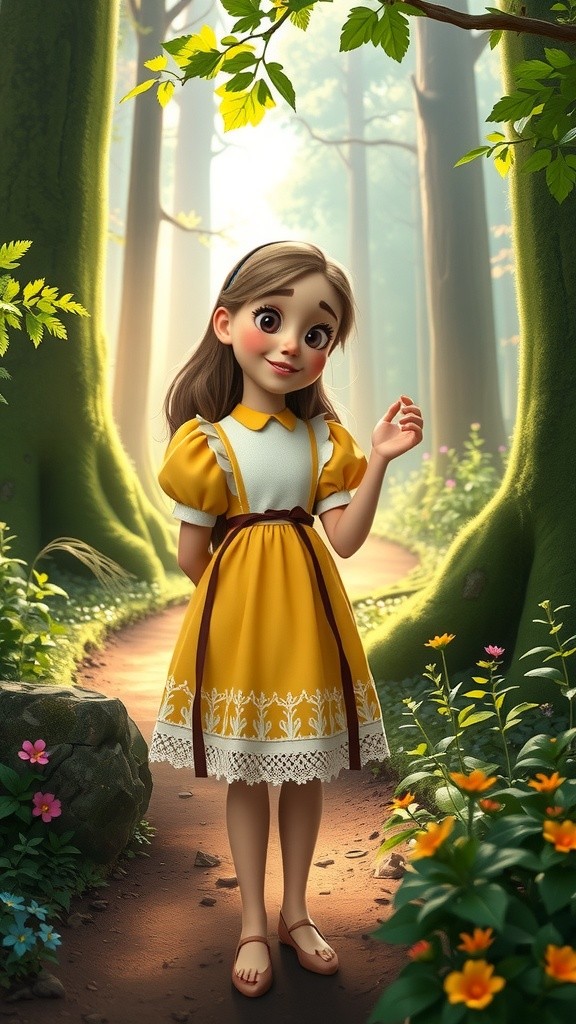 Lilly and the Injured Bird