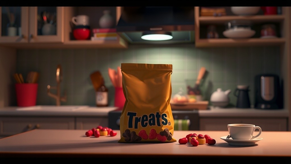 The Snack Heist: A Tale of Feline and Rodent Friendship