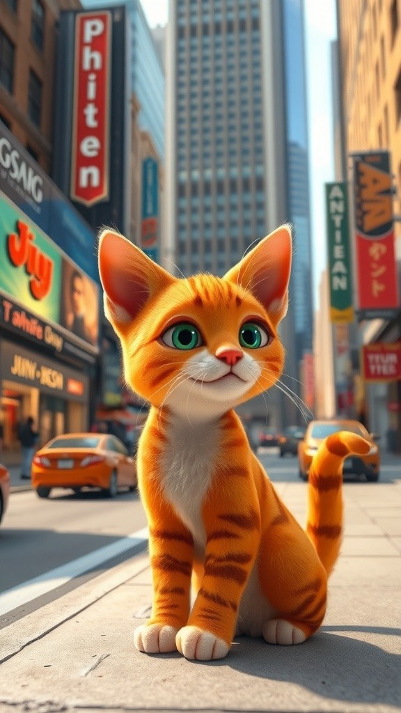 Kucing Enerjik dan Donat Ajaib