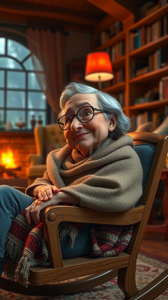 Grandma's Storytime with Grandchildren