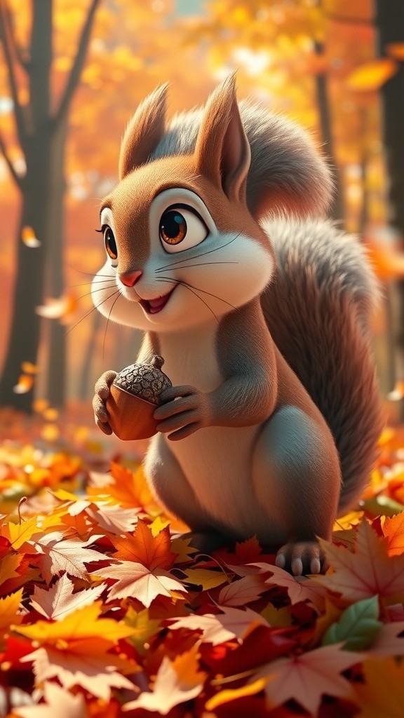 Perilaku Tupai Selama Musim Dingin