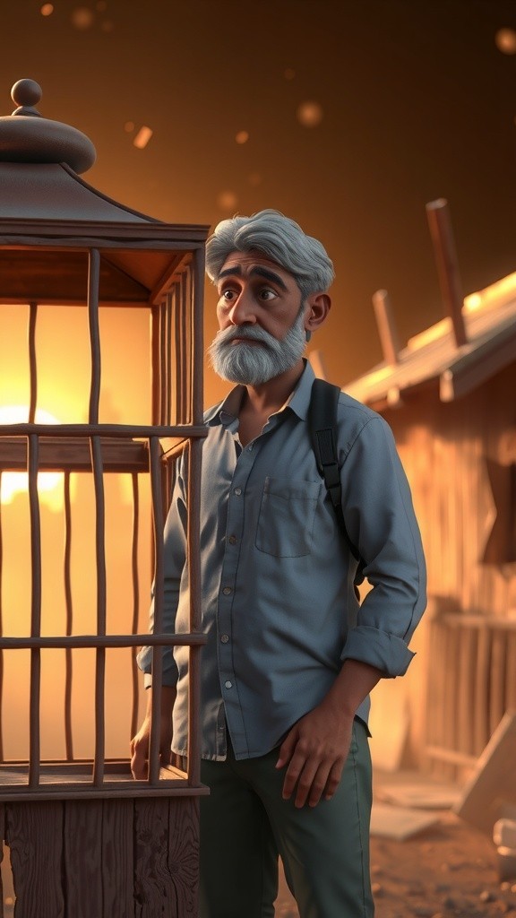 Falcon's Rescue: A Cinematic Display of Bravery and Nature