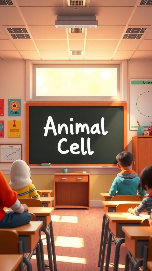Exploring the Animal Cell with Robot Teacher!